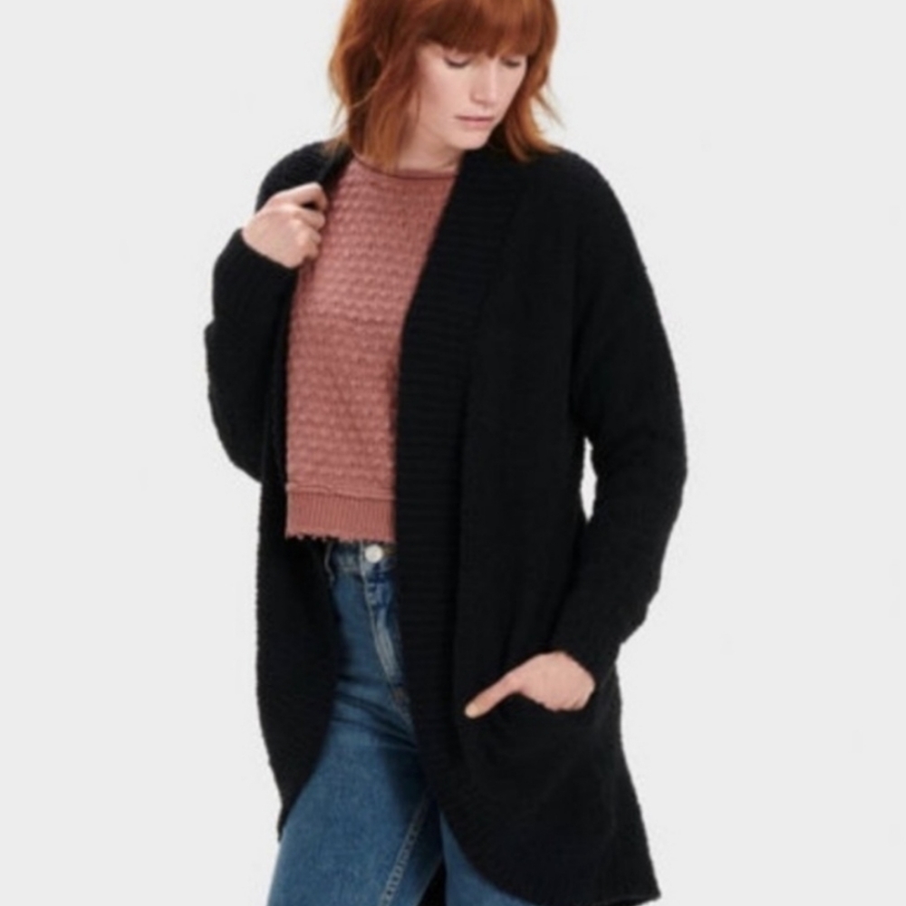 Ugg Fremont Fluffy Sweater Cardigan Sherpa Designer Cozy Fall Winter Warm Soft